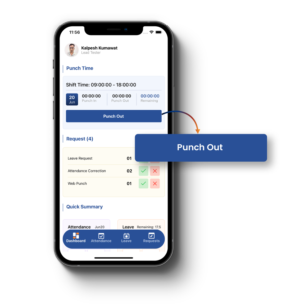 Offline Mode Attendance
